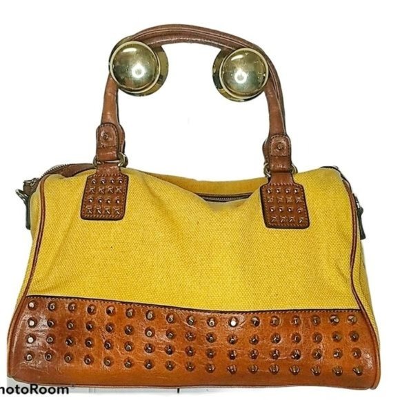 David Jones Bag Shoulder Handbag Purse Satchel WOMEN'S WOMAN'S YELLOW